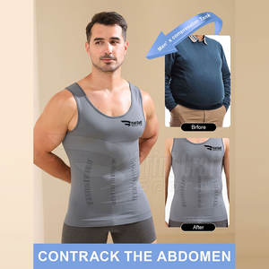Vêtements de sport légers, débardeurs de compression sans manches, couleur unie, débardeurs de compression sans manches de haute qualité - Product Image 5