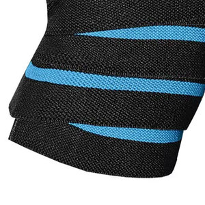 Bandes de genou professionnelles en Spandex et Nylon, respirantes, réglables, légères, épaisses, avec protection de base et fermeture auto-agrippante – Tendance du moment - Product Image 6