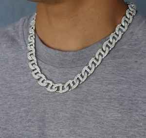 Collar de Cadena Cubana Miami Iced Out con Diamantes de Moissanita, Plata 925, Joyería Fina, Estilo Hip Hop, Moderno, para Fiesta de Raperos, para Hombres - Product Image 6