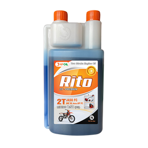 น้ำมันเครื่อง 2 จังหวะ NPOIL – RITO PREMIUM 500 มล. 1 ลิตร น้ำมันหล่อลื่นเวียดนาม ผสมสารเพิ่มคุณภาพสูง - Product Image 2