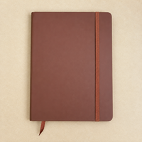 Carnet à couverture rigide en PU avec logo personnalisable, journal d'affaires multicolore pour le bureau, l'école et les cadeaux