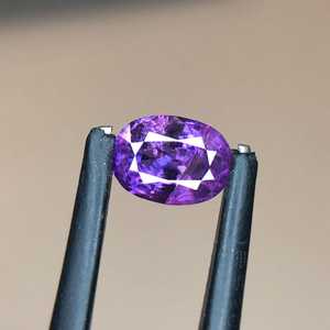 พลอยแซฟไฟร์สีม่วงหายาก รูปทรงวงรี จากอัฟกานิสถาน พลอยธรรมชาติเม็ดเดี่ยว คุณภาพสูง ได้รับการรับรอง สำหรับทำเครื่องประดับ - Product Image 6