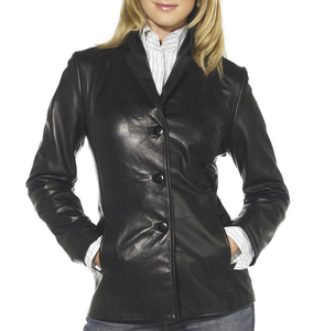 Fashion <b>Women</b> Sheep Skin Leather Winter Knitted Biker <b>Jacket</b> Breathable Wholesale High Quality Eco-Friendly <b>Lightweight</b> <b>jacket</b> - Product Image 4