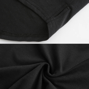 Camiseta de Manga Corta para Hombre, Cuello Redondo, 100% Algodón, Corte Regular, Color Sólido, Tejido de Punto, Liso, con Logotipo Personalizado, ODM, OEM - Product Image 4