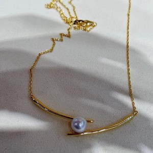 Collar con Colgante de Perlas de Agua Dulce de Lujo, 7-8 mm, Temperamento Femenino, con Cadena de Clavícula S925 - Product Image 4