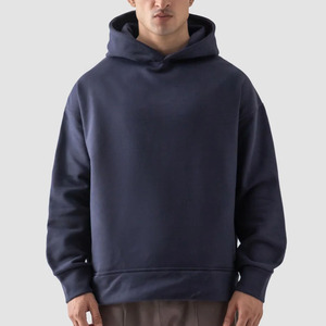 Sudadera con Capucha de Alta Calidad, Color Teel, de Lujo, para Hombre, Corte Regular, 450 g/m², Poliéster/Algodón, Forro Polar, Diseño Sólido - Product Image 1