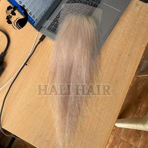 Extensiones de cabello humano Remy con ondas corporales 4x4 de 100g de origen vietnamita Hali Hair ofrece todos los colores Opciones de teñido Cierre de encaje Frontal - Product Image 2