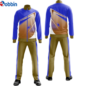 Ensemble de survêtement bleu clair pour homme Bobbin, fermeture éclair intégrale, col montant, tenue de sport respirante pour le jogging et tous les sports - Product Image 6