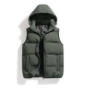 Gilet matelassé léger pour homme, veste sans manches isolante, logo personnalisé, marque privée, fabricant OEM, vente en gros, vêtements d'extérieur - Product Image 3