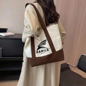 Sac fourre-tout en toile personnalisé écologique avec logo numérique/soyeux/par transfert thermique/broderie – Cadeau d'entreprise promotionnel, taille personnalisable - Product Image 1