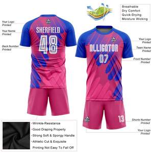 High Quality Unique Design Soccer Uniform Set for Adults Factory-Priced Custom Logo Print All-<b>Colour</b> Fashionable Soccer Wear - Product Image 3