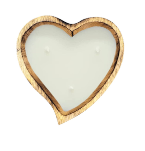 Bol à bougie rustique en bois pour la maison, les mariages, les événements, les cadeaux, bol à bougie de style farmhouse pour table et restaurants, cafés - Product Image 2