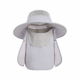 Custom Canvas Fisherman <b>Summer</b> Waterproof Quick Dry Solid Color Fisherman <b>Hat</b> <b>Summer</b> Outdoor Sunproof Wide Brim Sun Bucket <b>Hats</b> - Product Image 5