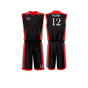 Ensembles de maillots de basket-ball sans manches unisexes de haute qualité, respirants et à séchage rapide, uniformes imprimés sur mesure en gros, tailles plus grandes - Product Image 1