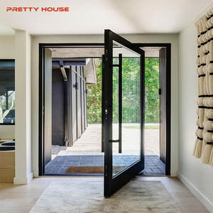 Moderne Australische Pivot-Eingangstüren aus Aluminium für Häuser - Product Image 4