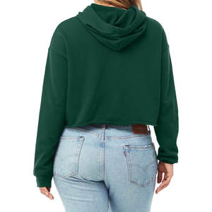 Offre Spéciale Crop Tops Pour Femmes 100% Haute Qualité Respirant Femmes Chemise Crop Top À Capuche Personnalisé Couleur Logo Et Conception - Product Image 4