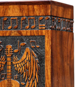 Urnas de Madera para Adultos, Urna Funeraria Artesanal de Madera Pulida, Urna para Entierro a Bajo Precio - Product Image 4