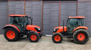 Wholesale New Used for Farm Tractor 4WD Gear Drive Red Wheel High Productivity Compact Diesel Engine 22HP Full Glass Cab - Product Image 5
