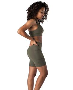 Top moda nueva ropa deportiva pantalones cortos de entrenamiento al por mayor, nueva cintura alta de nylon poliéster algodón transpirable corto - Product Image 1