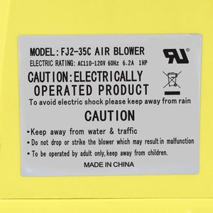 Pompa Soffiante d'Aria da 735 W 1.0 HP per Gonfiabili e Strutture Acquatiche - Product Image 5