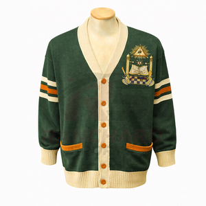 <b>Men</b>’s Masonic Logo Sweater – Premium Knitted Freemason <b>Pullover</b>, Comfortable Casual Winter Wear, Custom Design & Private Label - Product Image 1