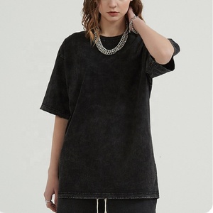 เสื้อยืดแขนสั้นลายเสือดาวผู้ชายทรงหลวมผ้าแคนวาสระบายอากาศได้ดีรักษ์โลกปี 2022 น้ำหนัก 220 กรัม สีดำ สไตล์วินเทจสตรีทแวร์ - Product Image 4