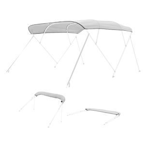 Tendalino Bimini per Barche a 4 Archi, Impermeabile, Protezione Solare, in Poliestere 600D, con Borsa per il Trasporto - Nuovo, Tendalino Reversibile per Barche - Product Image 1