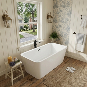 Bañera Ligera y de Fácil Instalación Modelo FW-7701-69 Fabricada en Acrílico Reforzado con Fibra de Vidrio y Resina para Uso en Interiores - Product Image 4