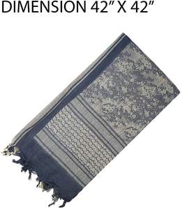 Écharpe tactique carrée unisexe Shemagh 100% coton respirant extensible dans quatre directions, Keffiyeh du désert pour la randonnée et la chasse - Product Image 4