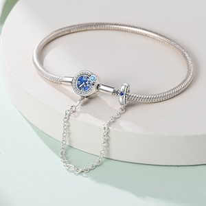 Bán Buôn Đồ Trang Sức Thời Trang Vòng Đeo Tay <span class=keywords><strong>Bangle</strong></span> Phù Hợp Cho Ban Đầu Panda Đồ Trang Sức Vĩnh Viễn Rắn Chuỗi Liên Kết Hạt Phụ Nữ Vòng Đeo Tay Homme - Product Image 5