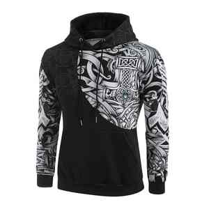 Nouveau style de sweat-shirts pour hommes, service OEM sur mesure, logo sur le devant, manches longues, mélange de coton écologique, sweat-shirt confortable et respirant - Product Image 1