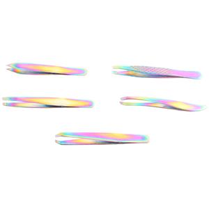 Pince à sourcils en acier inoxydable de marque privée de haute qualité et ensemble de ciseaux incurvés tondeuse à sourcils à pointe pointue pour une utilisation en beauté - Product Image 4