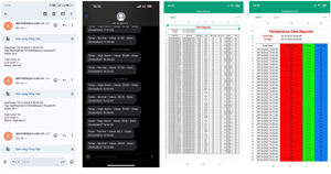 Pantalla LED Industrial de Temperatura y Humedad para Centros de Datos - Montaje en Superficie Modbus RTU |   AT-THMS 3.1 - Disponible OEM - Product Image 4