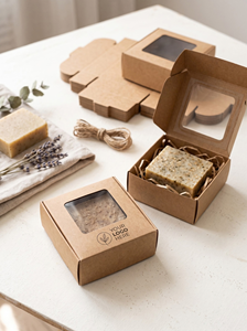 White Window Paper <b>Box</b> Foldable Food Packaging <b>Box</b> Art Paper <b>Gift</b> <b>Box</b> for Cake Bread <b>Cookie</b> - Product Image 6