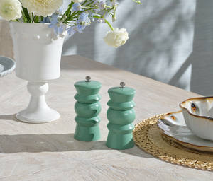 Moulins à poivre et à sel en laque personnalisés OEM/ODM, disponibles en différentes couleurs et designs, fabriqués au Vietnam pour la vente en gros. - Product Image 5