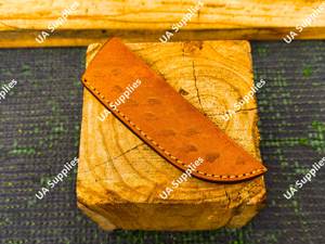 Funda de Cuero Ligera de Alta Calidad UA Supplies, No Impermeable, Hecha a Mano, para Cuchillos de Hoja Fija, con Presilla para Cinturón, para Camping y Actividades al Aire Libre - Product Image 2