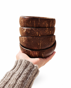 Vente en gros gros gros bol en coquille de noix de coco origine Vietnam vaisselle durable faite à la main service OEM - Product Image 1