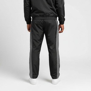 Nouveau pantalon de survêtement décontracté pour homme 2026, noir et gris, avec blocs de couleur, taille élastique, cordon de serrage et bande latérale, idéal pour l'automne et en promotion - Product Image 5