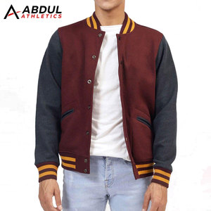 เสื้อแจ็คเก็ต Letterman สำหรับผู้ชาย ดีไซน์ลำลอง ผ้าสวมใส่สบาย เหมาะสำหรับสวมใส่ในเมือง สไตล์ประจำวัน และการเดินทาง - Product Image 1