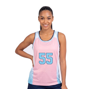 Camiseta de Lacrosse para Mujer, Transpirable, Sublimada, Ligera, sin Mangas - Product Image 6