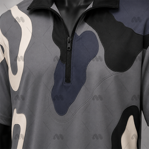 Polo pour homme à manches courtes, motif camouflage désertique, séchage rapide, imprimé, pour le golf, décontracté, été - Product Image 6