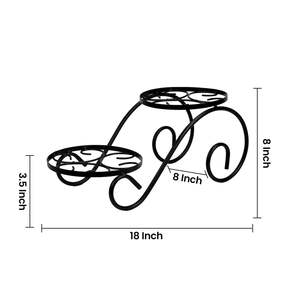 Support de plante en métal pour salon, support de pot de fleurs moderne pour la décoration intérieure et de bureau - Product Image 2