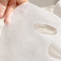Masque facial en fibre végétale de qualité soie Y206 Japon S60, substrat 60 g/m², 100 % fibre naturelle, feuille de masque sèche en soie fine importée