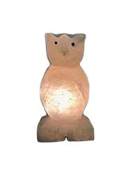 Lámparas de sal en forma de búho del Himalaya - Product Image 3