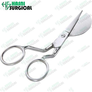 Ciseaux en acier inoxydable à bec de canard pour adultes, de haute qualité, avec le logo chirurgical hani, CE / ISO fabriqué au Pakistan - Product Image 3