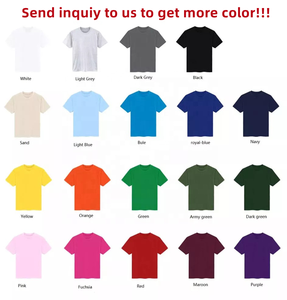 เสื้อยืดคอกลมลายกราฟิกแบบกำหนดเองสำหรับผู้ชายและผู้หญิง พิมพ์ลาย DTF ดีไซน์เรียบง่าย ผ้าฝ้าย 100% ป้องกันรอยยับ ระบายอากาศได้ดี แขนสั้น - Product Image 3