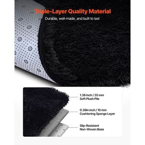 Tappeti Moderni per Interni 8 X 10 Piedi, Morbidi Tappeti Pelosi a Pelo Lungo per Soggiorno, Camera da Letto, Veranda - Product Image 6
