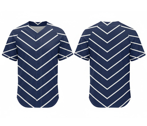 Chemise de baseball personnalisée – Tissu en polyester doux pour sublimation |   Kit de baseball d'équipe avec logo et numéros personnalisés |   Polyester respirant - Product Image 3