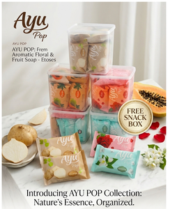 Savon de beauté Ayu Pop le plus vendu, 65g, parfum rose délicat, rafraîchissant pour le soin du corps, tous types de peau, durée de conservation de 2 ans - Product Image 2