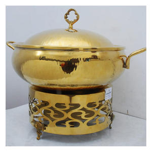 2025อุ่นอาหารบุฟเฟต์สแตนเลสสำหรับทำอาหารจานร้อนชุบเงินหรูหรา - Product Image 2